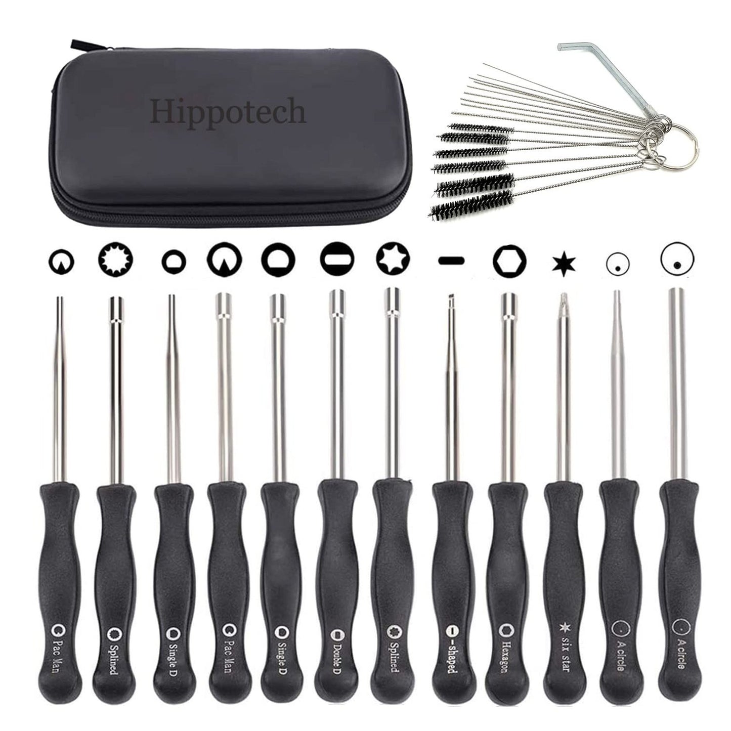 12-Piece Carburetor Adjustment Tool Set for 2-Cycle Small Engine Repair