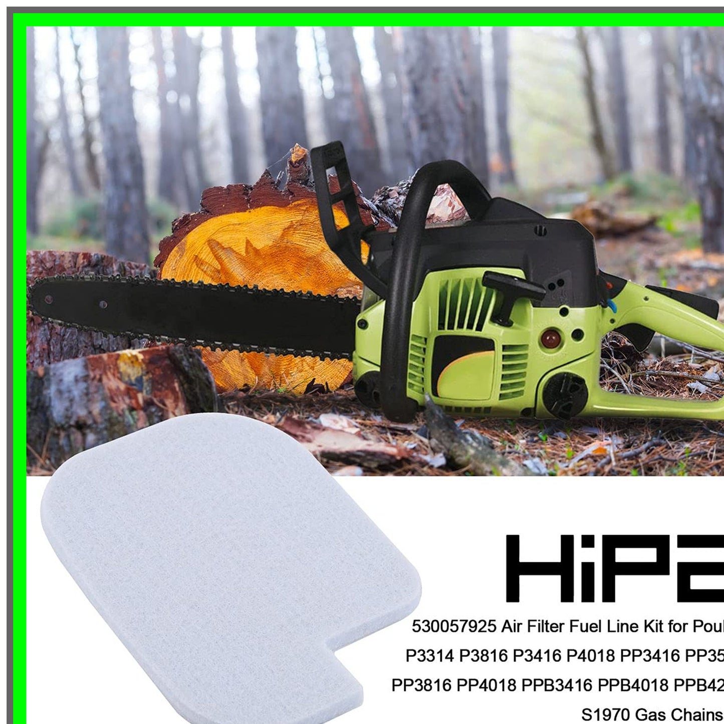 Air Filter Kit for Poulan Chainsaws P3314 P3816 P3416 P4018 S1970