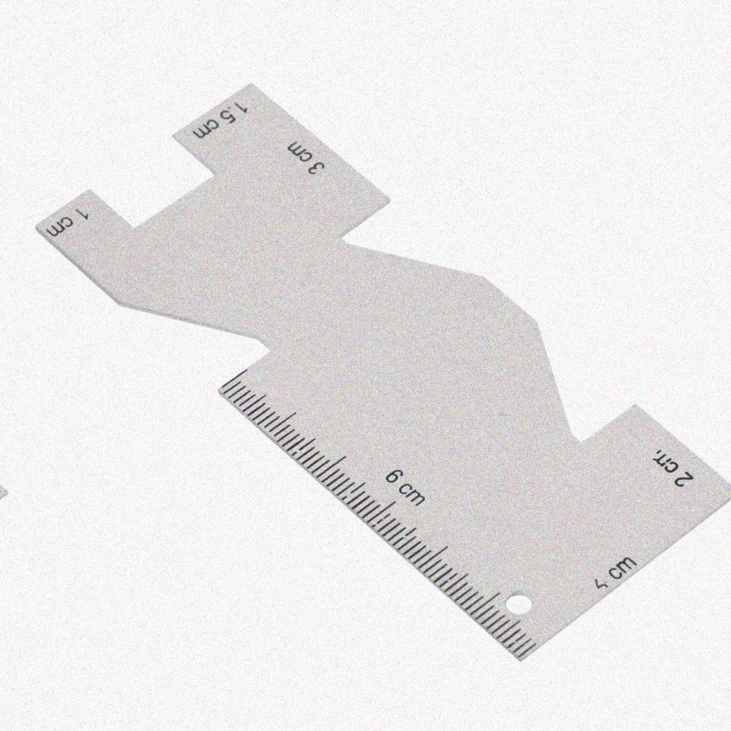 Metal Sewing Measuring Gauge Quilting Ruler 10.4cm