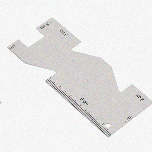 Metal Sewing Measuring Gauge Quilting Ruler 10.4cm