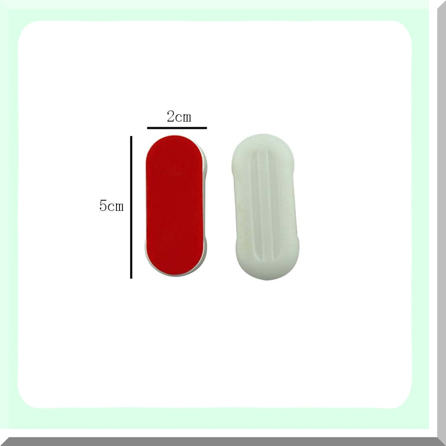 4 Pieces White Tet Seat Bumper Pads