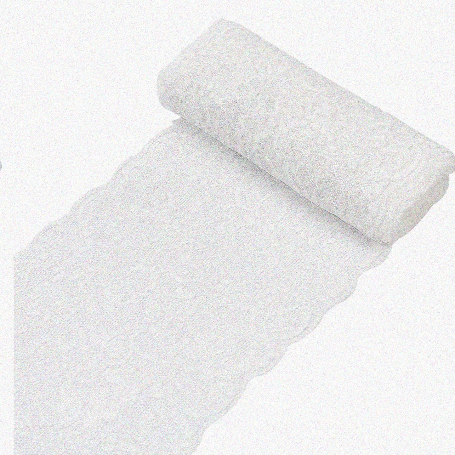 5 Yards White Floral Embroidered Lace Trim 5.9 Inch Wide
