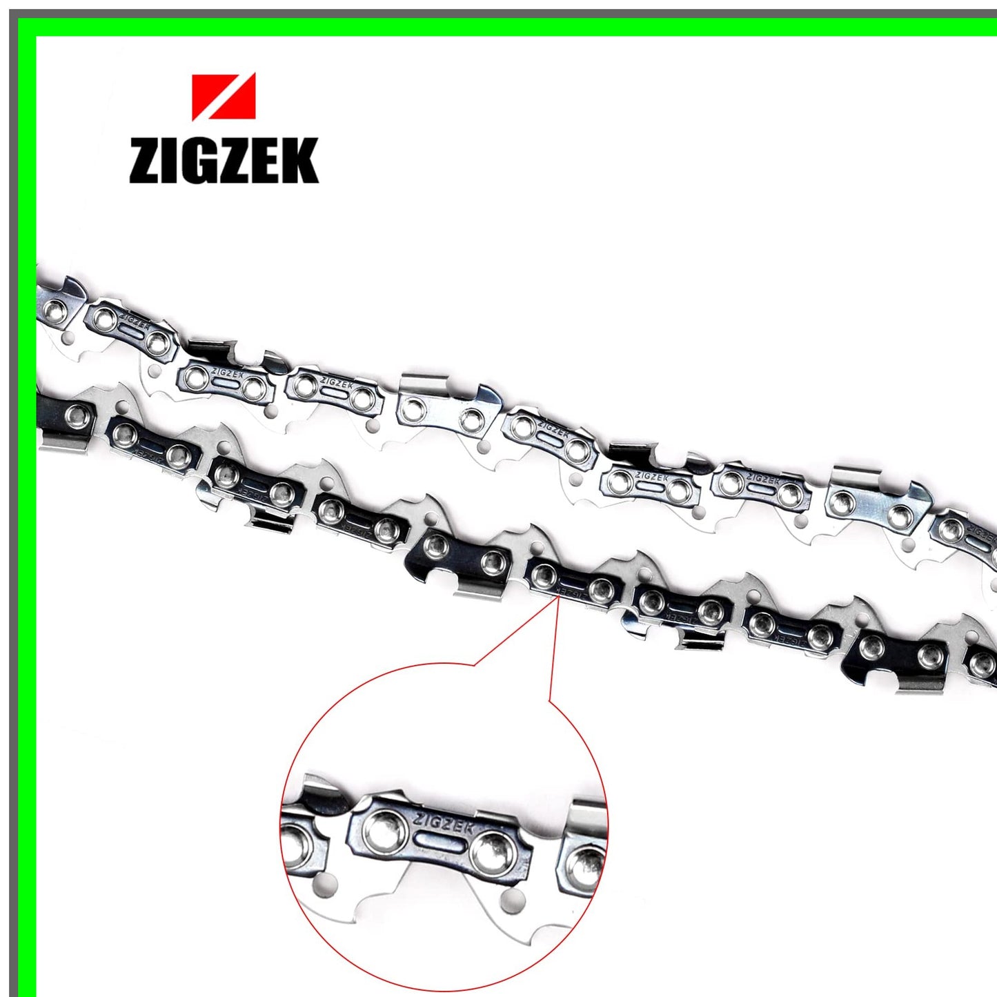 18 Inch Low Kickback Chainsaw Chain 3-Pack for Ryobi, Homelite, Poulan