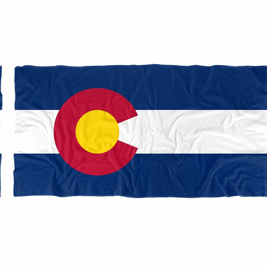 Colorado Flag Beach Towel 30" x 60"