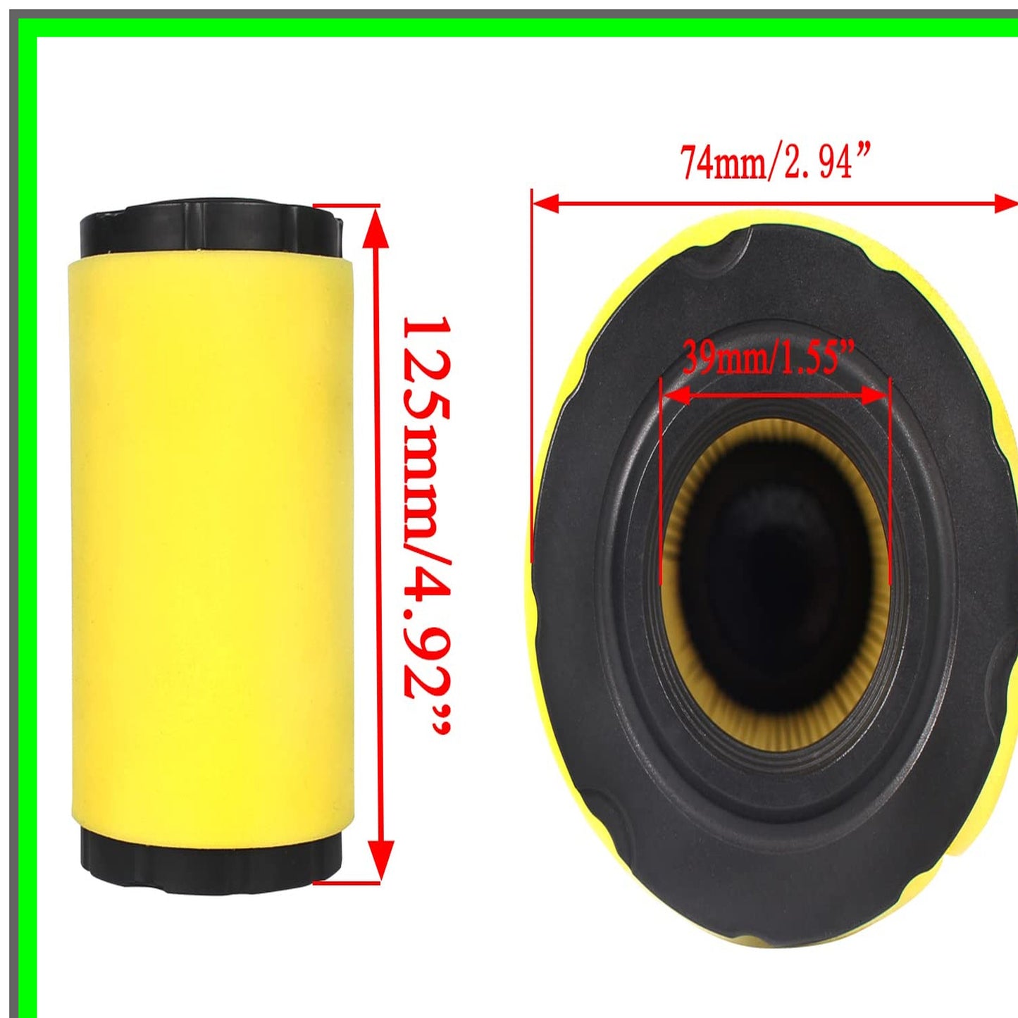 John Deere Z335E Tune-Up Kit with Air and Oil Filters for Mowers