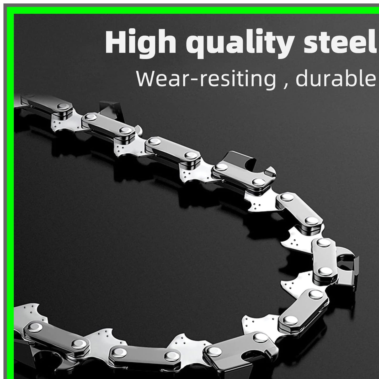 18 Inch Low-Kickback Chainsaw Chain 62 Drive Links for Husqvarna and Poulan
