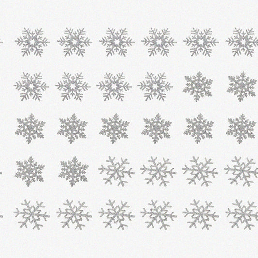 30pcs Snowflake Cloth Sewing Patches