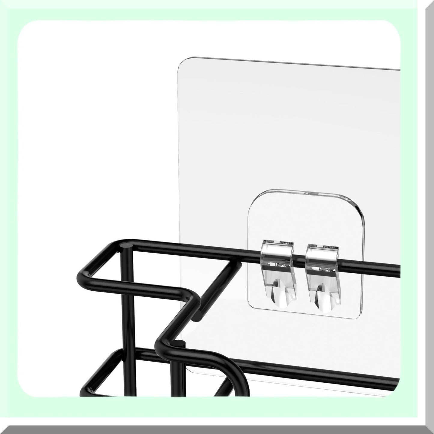 Small Wall-Mounted Toothbrush Holder with 3 Slots