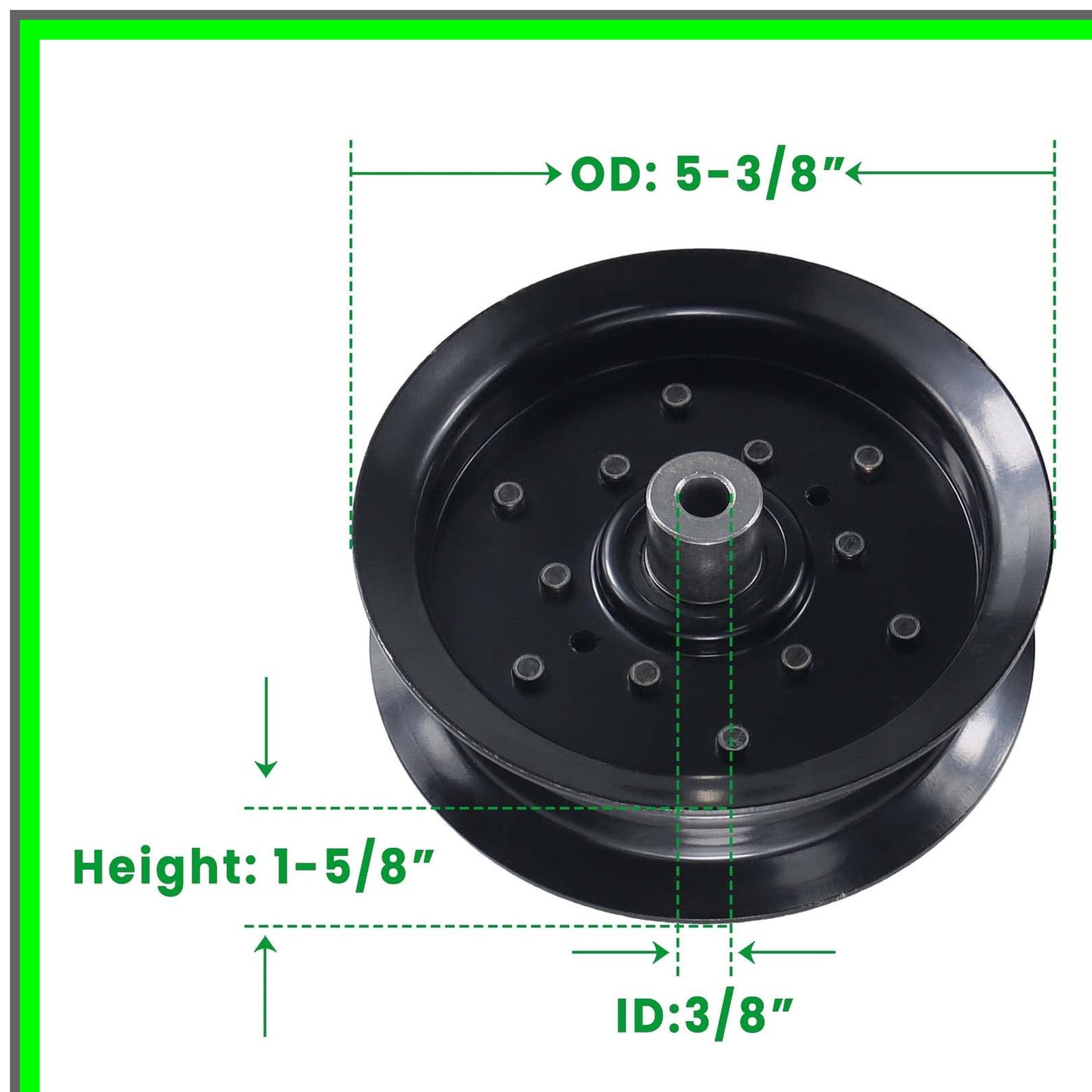 Idler Pulley Replacement Kit for Husqvarna Lawn Equipment Maintenance