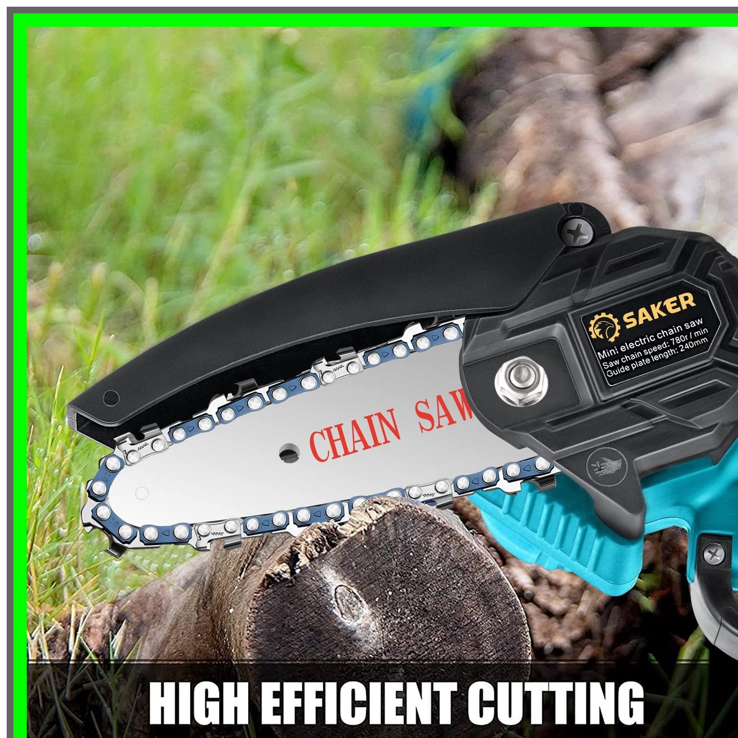 Compact Cordless Mini Chainsaw for Effortless Pruning and Garden Care