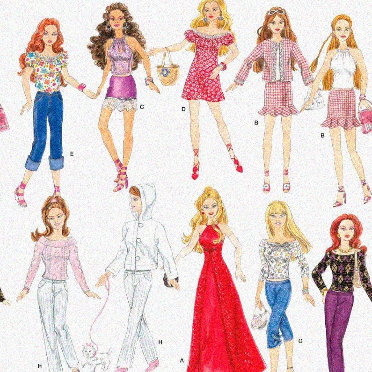 4702 Doll Clothing Sewing Pattern for Girls, Size 11.5"