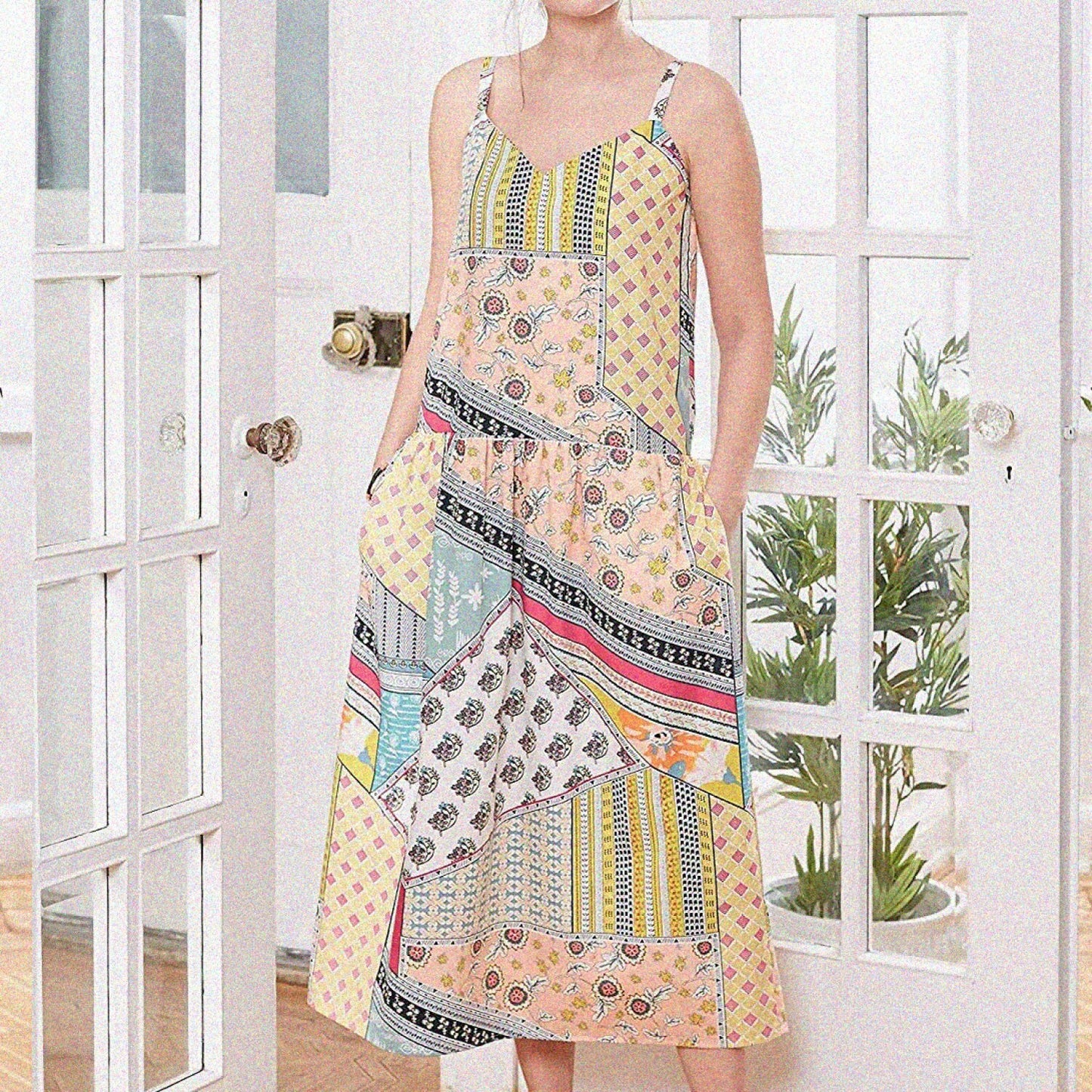 Misses' Multicolor Dress Sewing Pattern Kit XS-S-M