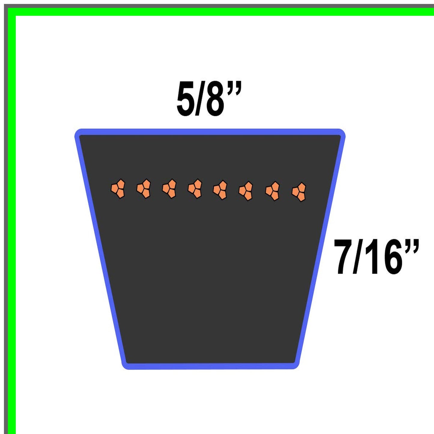 Kevlar Reinforced Replacement Belt for Durability and Performance
