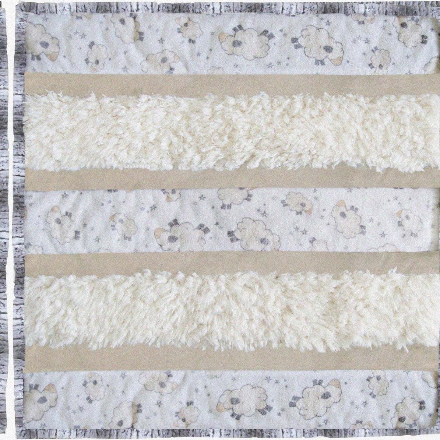 Minky Wee Ones Love Ewe Cuddle Quilt Kit