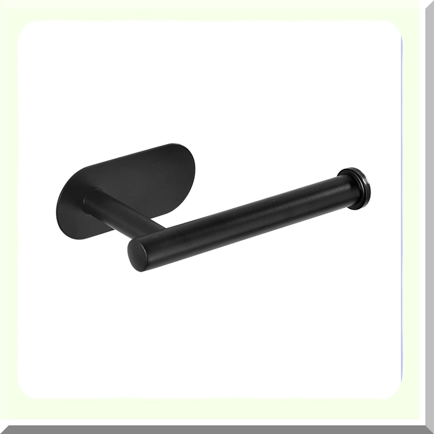 Self Adhesive Tet Paper Holder Black 3.54 Inch