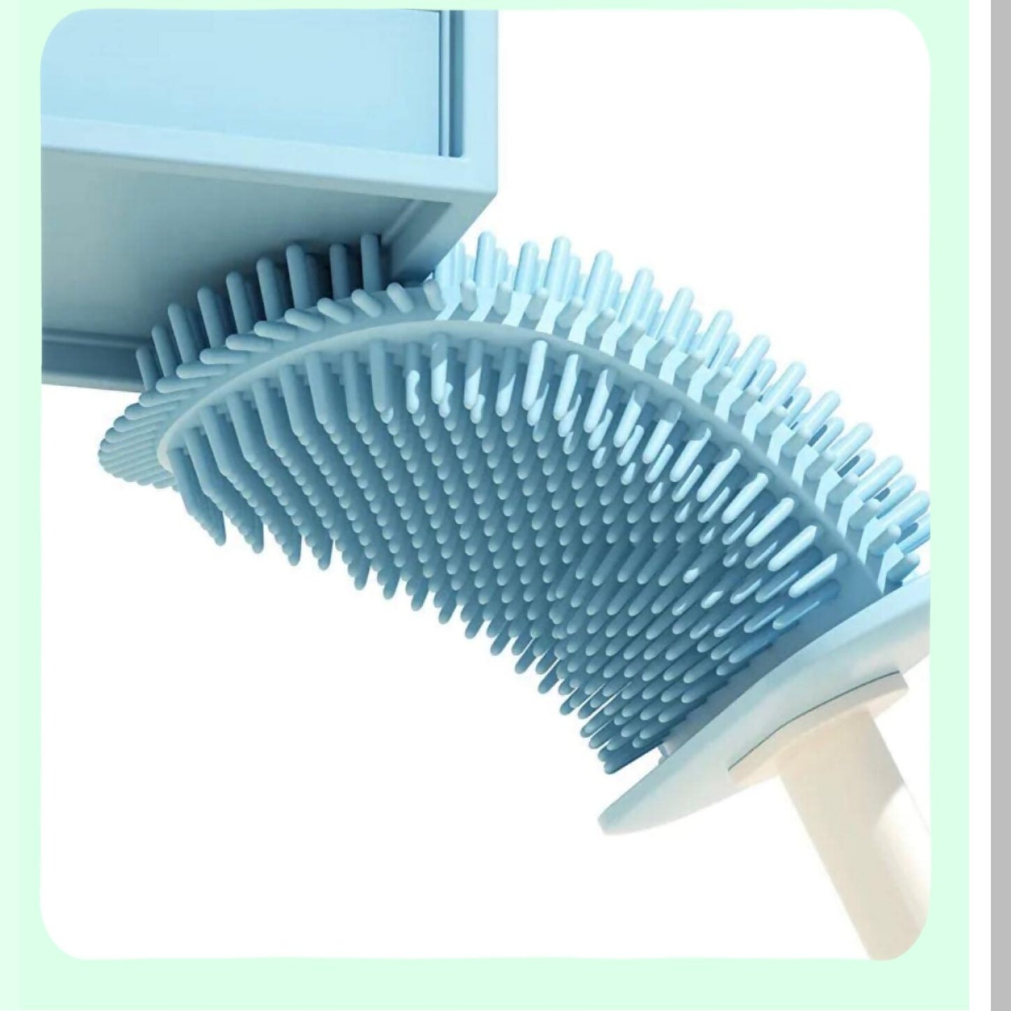 Tet Bowl Brush and Holder Set with 2 Brushes, Gray