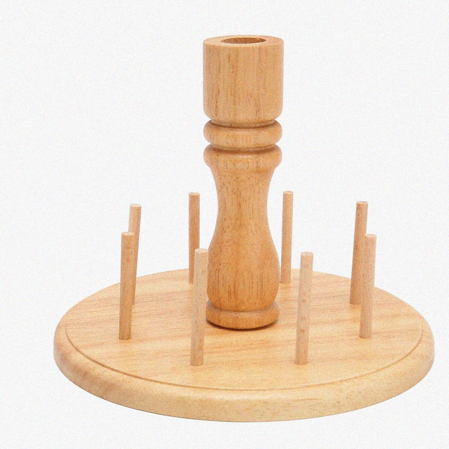Wooden Thread Holder Rack with 8 Spools