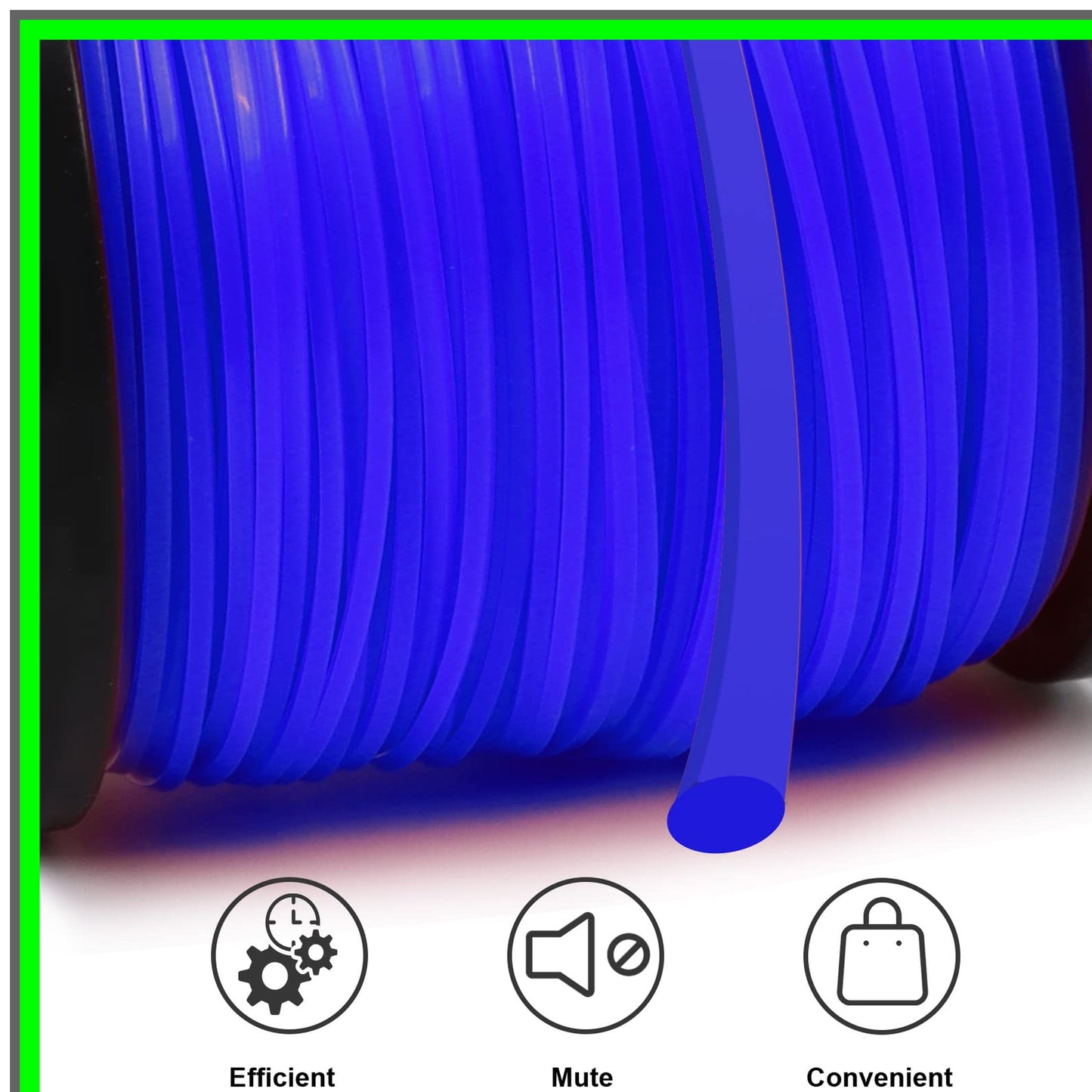 Heavy Duty Nylon Strimmer Line 0.065" 680ft for Electric Trimmers