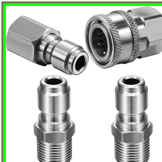 Stainless Steel Quick Connector Kit for Pressure Washers