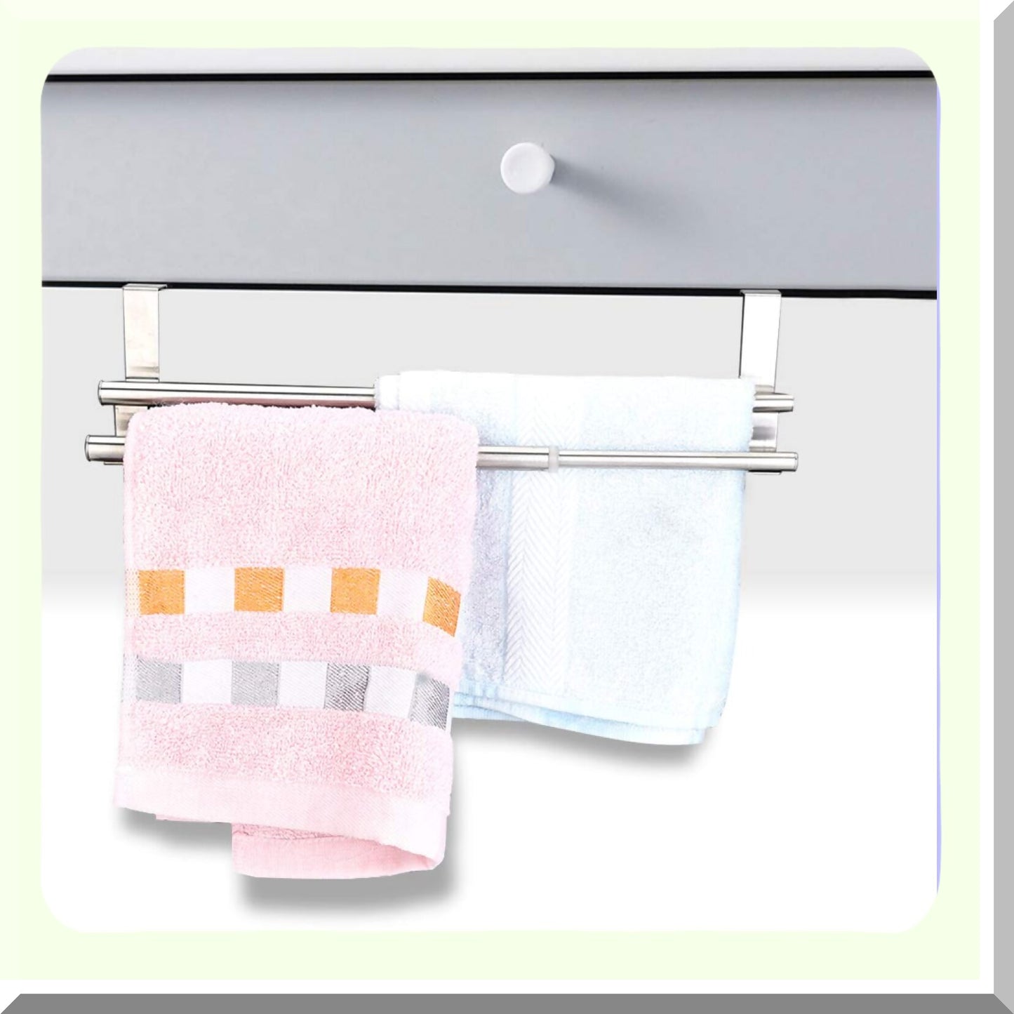 Stainless Steel Telescopic Bathroom Towel Rack