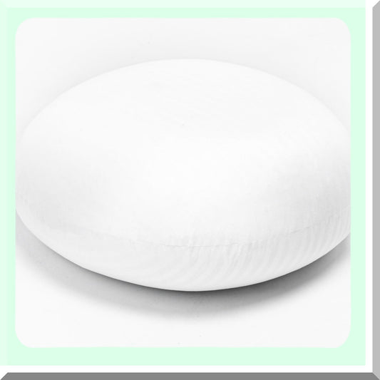 24" Round Floor Pillow Cushion - Large Size Insert for Adults - Lounging, Gaming, Yoga - Throw Pillow Seating - Floor Cushion Insert