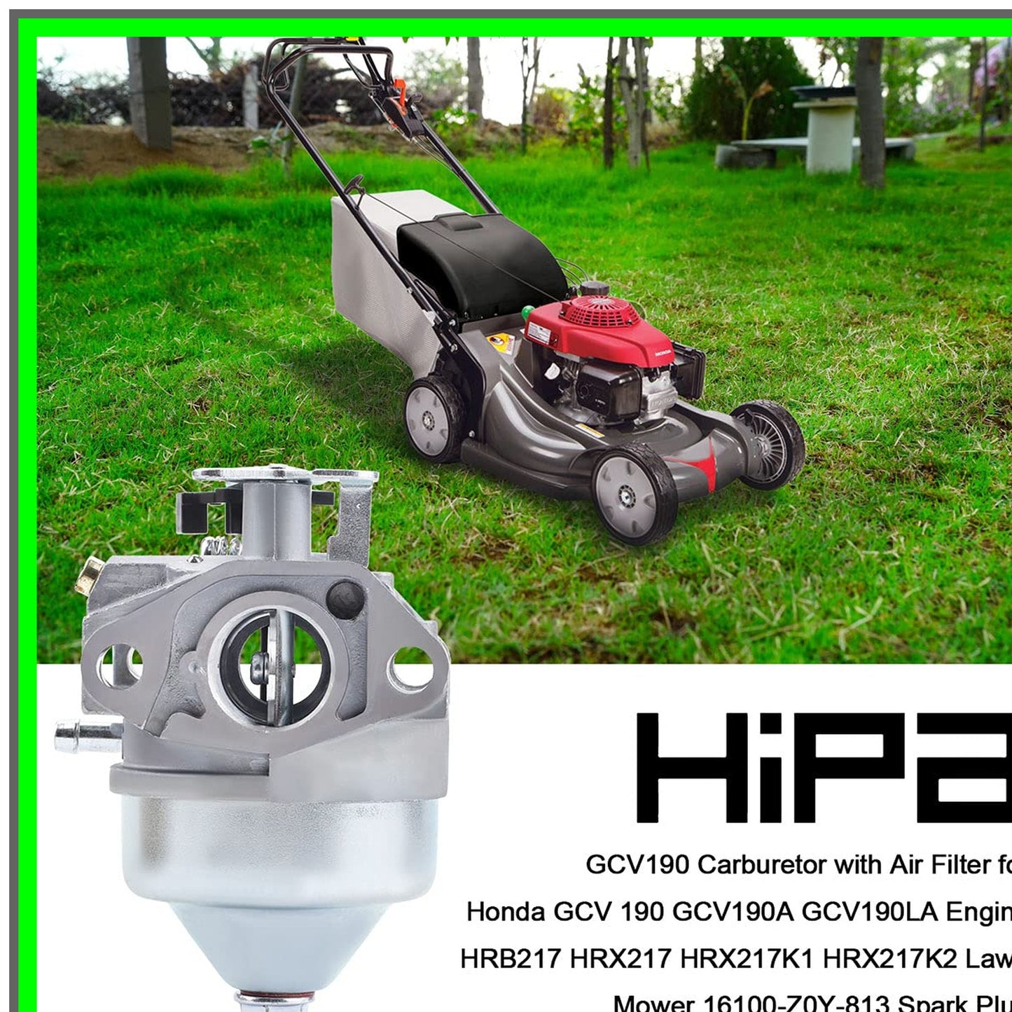 Honda GCV190 Carburetor Replacement for HRB217 HRX217 Lawn Mowers