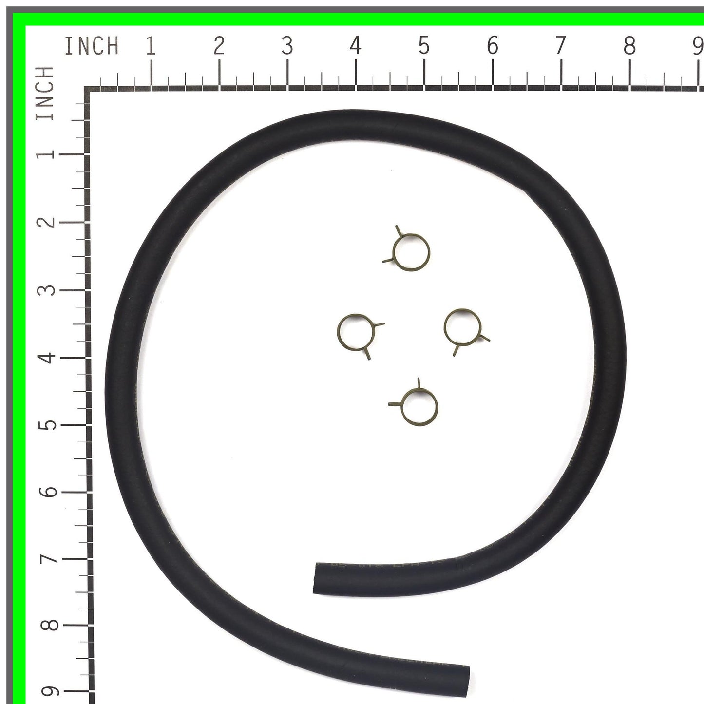 25-Inch Durable Fuel Line Kit with 4 Secure Clamps for Easy Installation