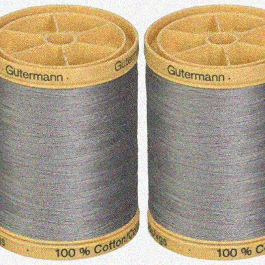 2-Pack Grey Cotton Thread 876 Yards