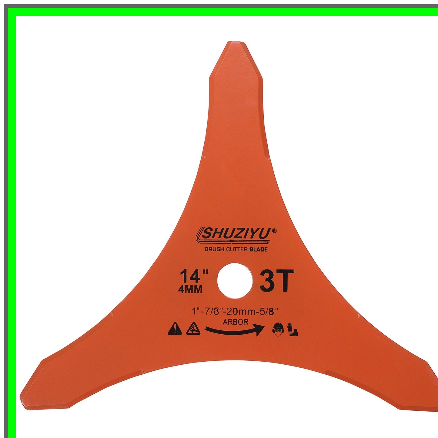 14-Inch Steel Brush Cutter Blade with 4mm Thickness for Husqvarna Makita