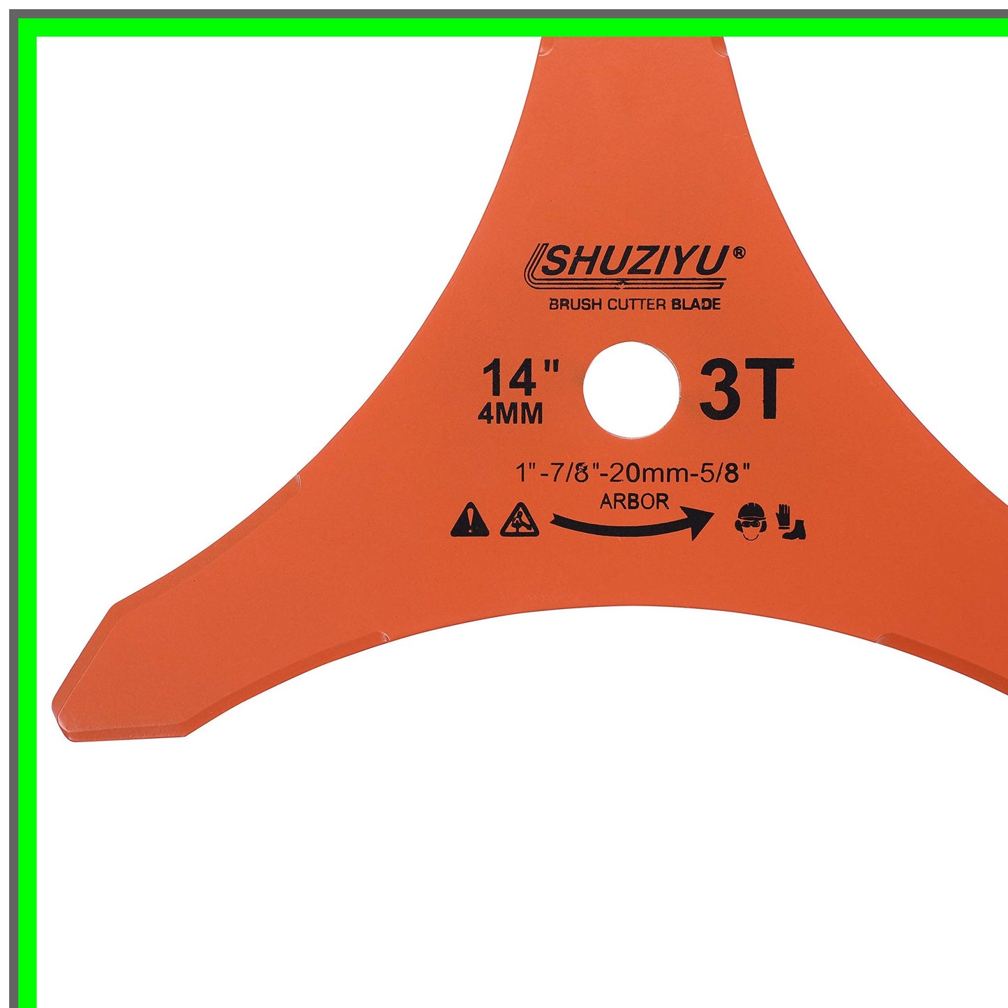 14-Inch Steel Brush Cutter Blade with 4mm Thickness for Husqvarna Makita