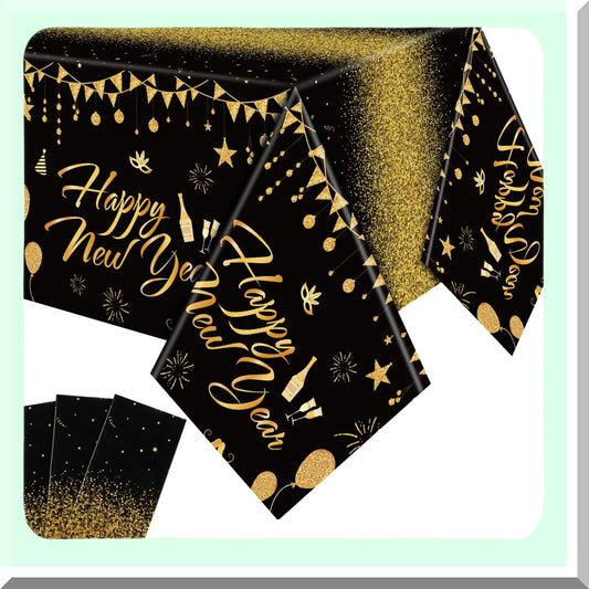 New Year Tablecloths 2024 for Parties and Celebrations