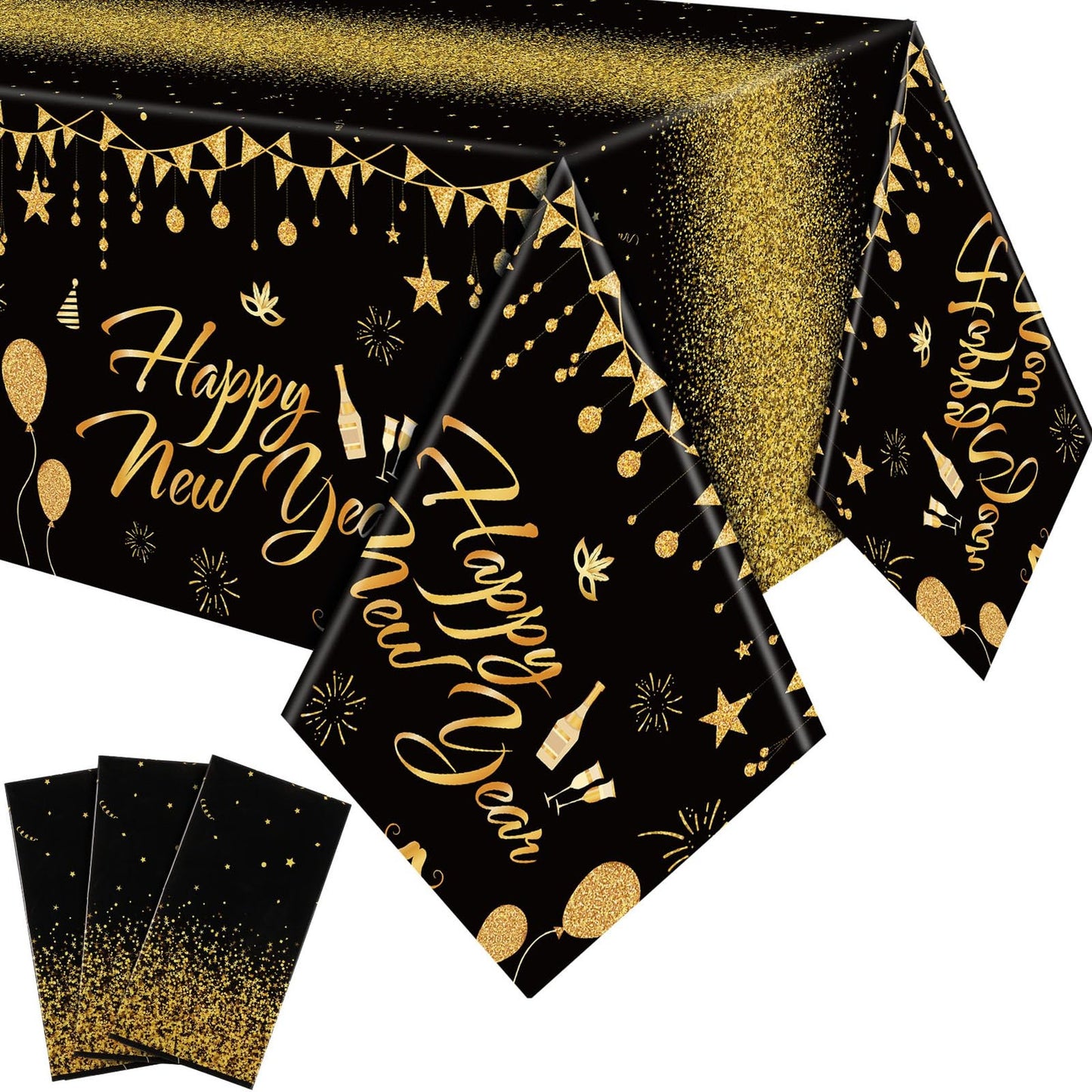 New Year Tablecloths 2024 for Parties and Celebrations