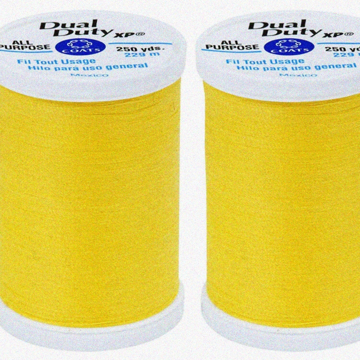 2-Pack Dual Duty XP Thread 250yd Sun Yellow
