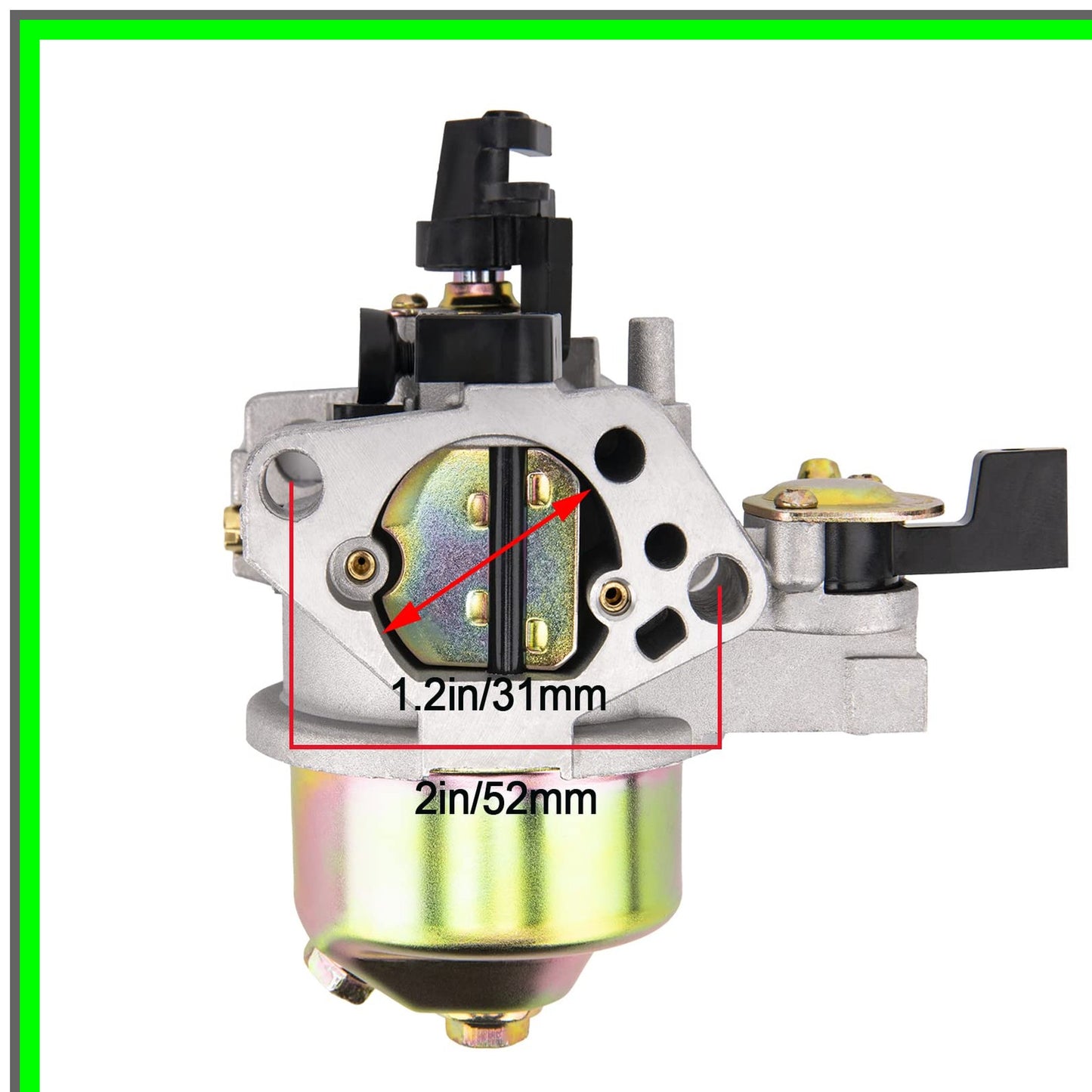 GX390 Carburetor Kit for Honda Engines with Recoil Starter and Air Filter