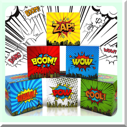 Large Hero Party Decoration Boxes for Birthday Celebrations