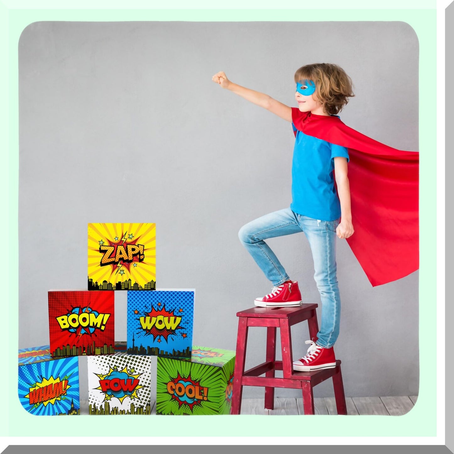 Large Hero Party Decoration Boxes for Birthday Celebrations