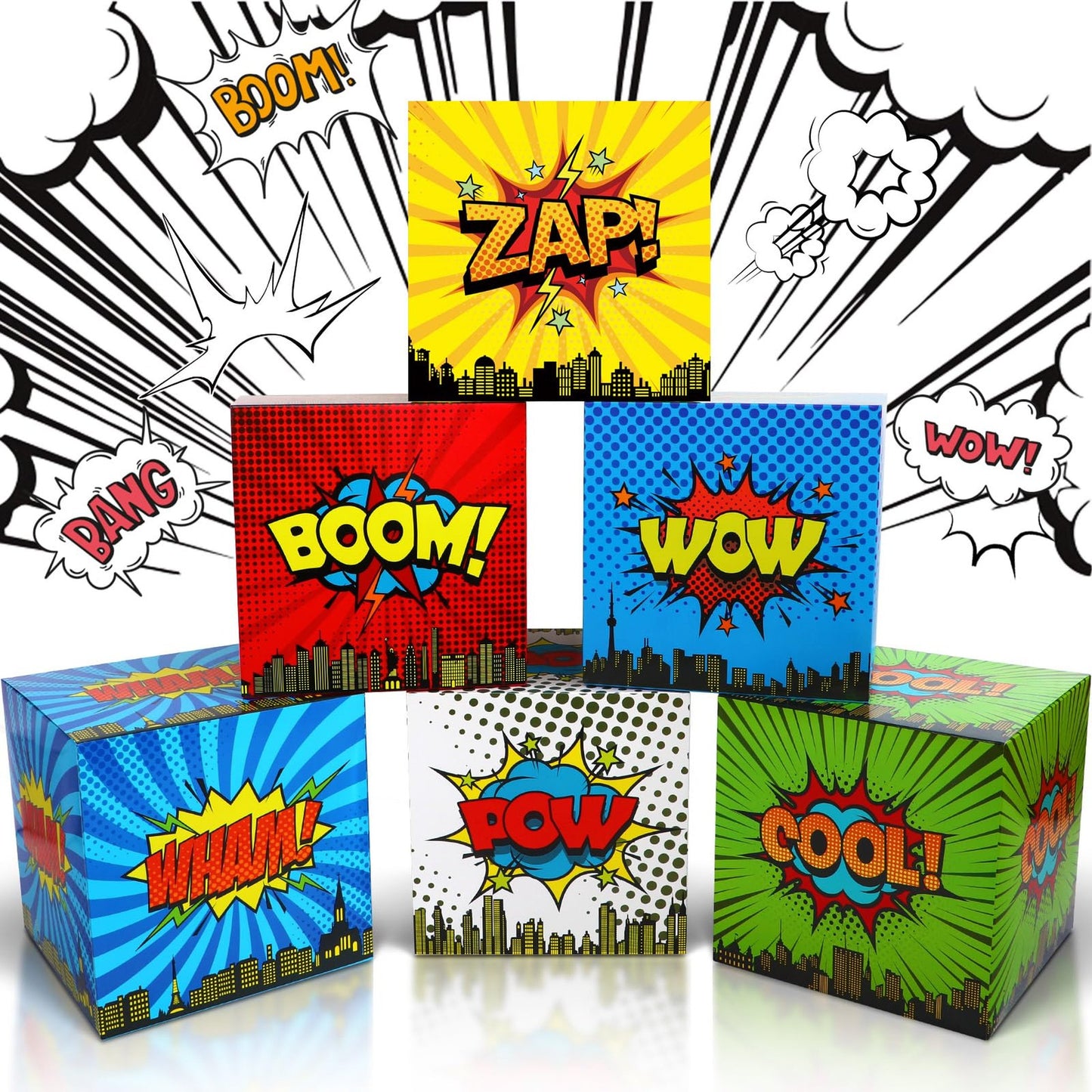Large Hero Party Decoration Boxes for Birthday Celebrations