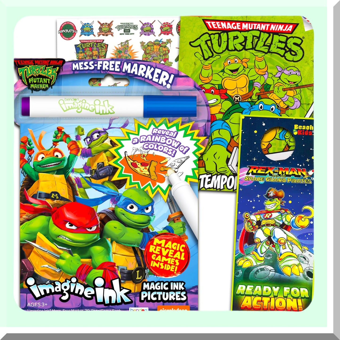Teenage Mutant Ninja Turtles Coloring and Activity Book Bundle