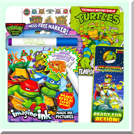 Teenage Mutant Ninja Turtles Coloring and Activity Book Bundle