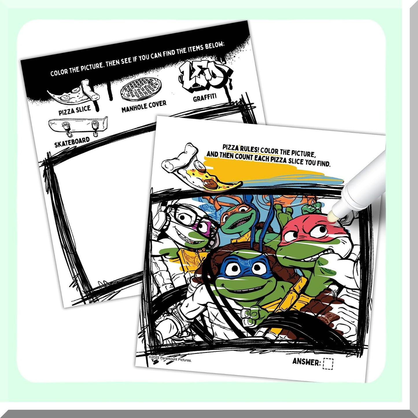 Teenage Mutant Ninja Turtles Coloring and Activity Book Bundle