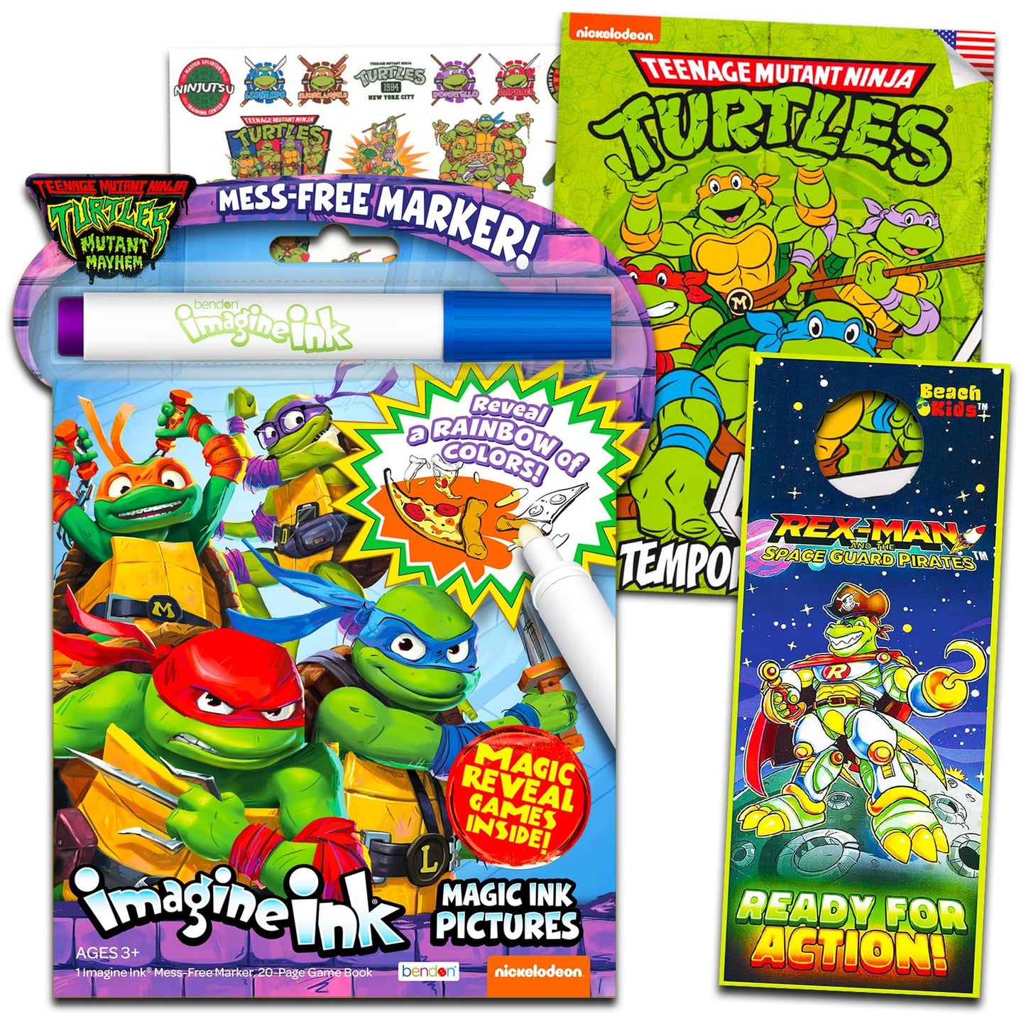 Teenage Mutant Ninja Turtles Coloring and Activity Book Bundle