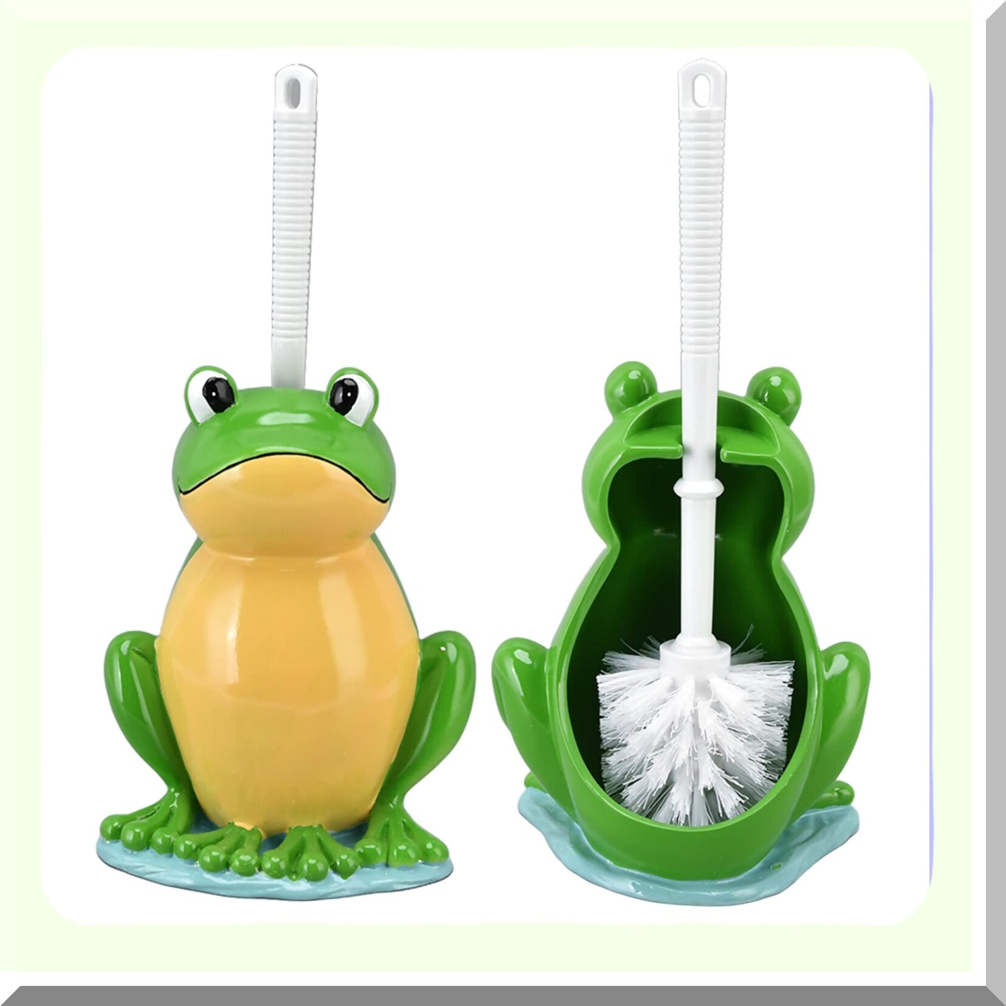 Frog Shape Tet Brush Set with Holder
