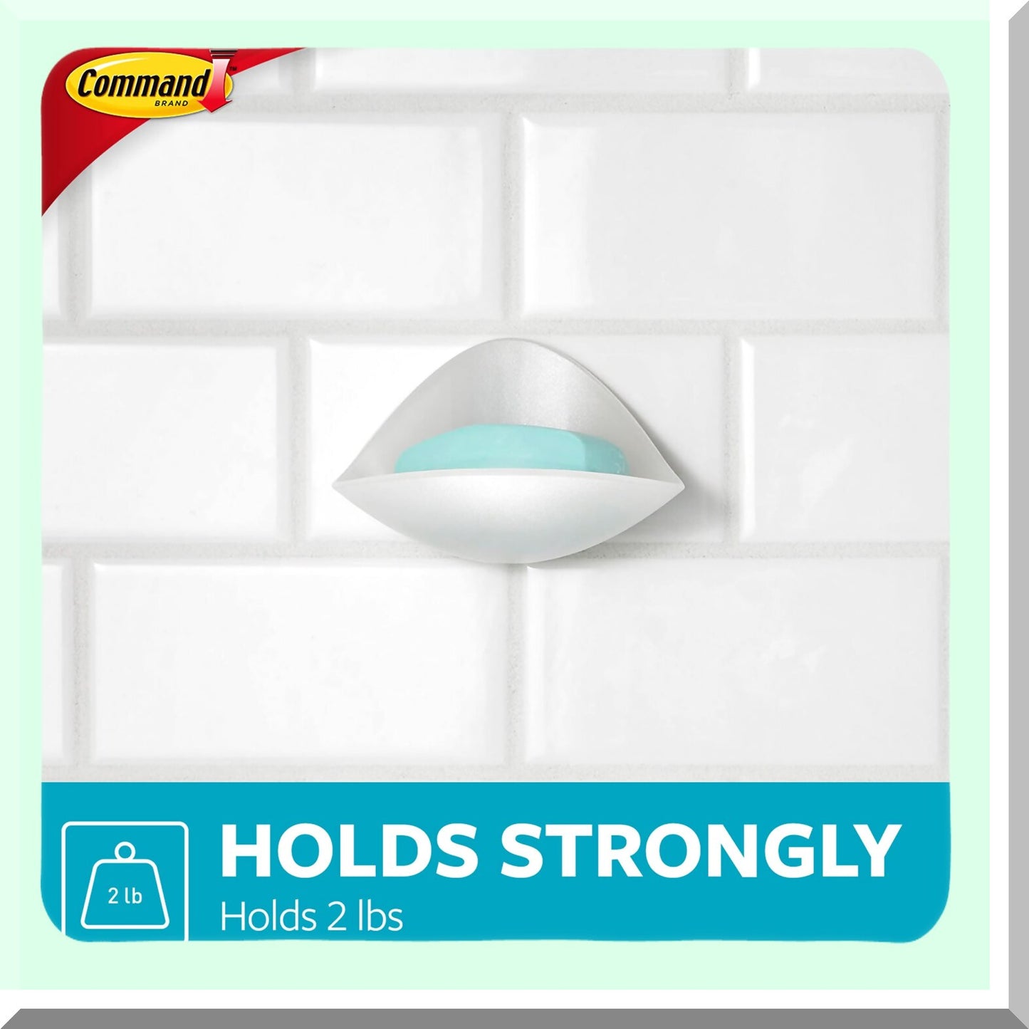 Command Soap Dish with Water-Resistant Strips