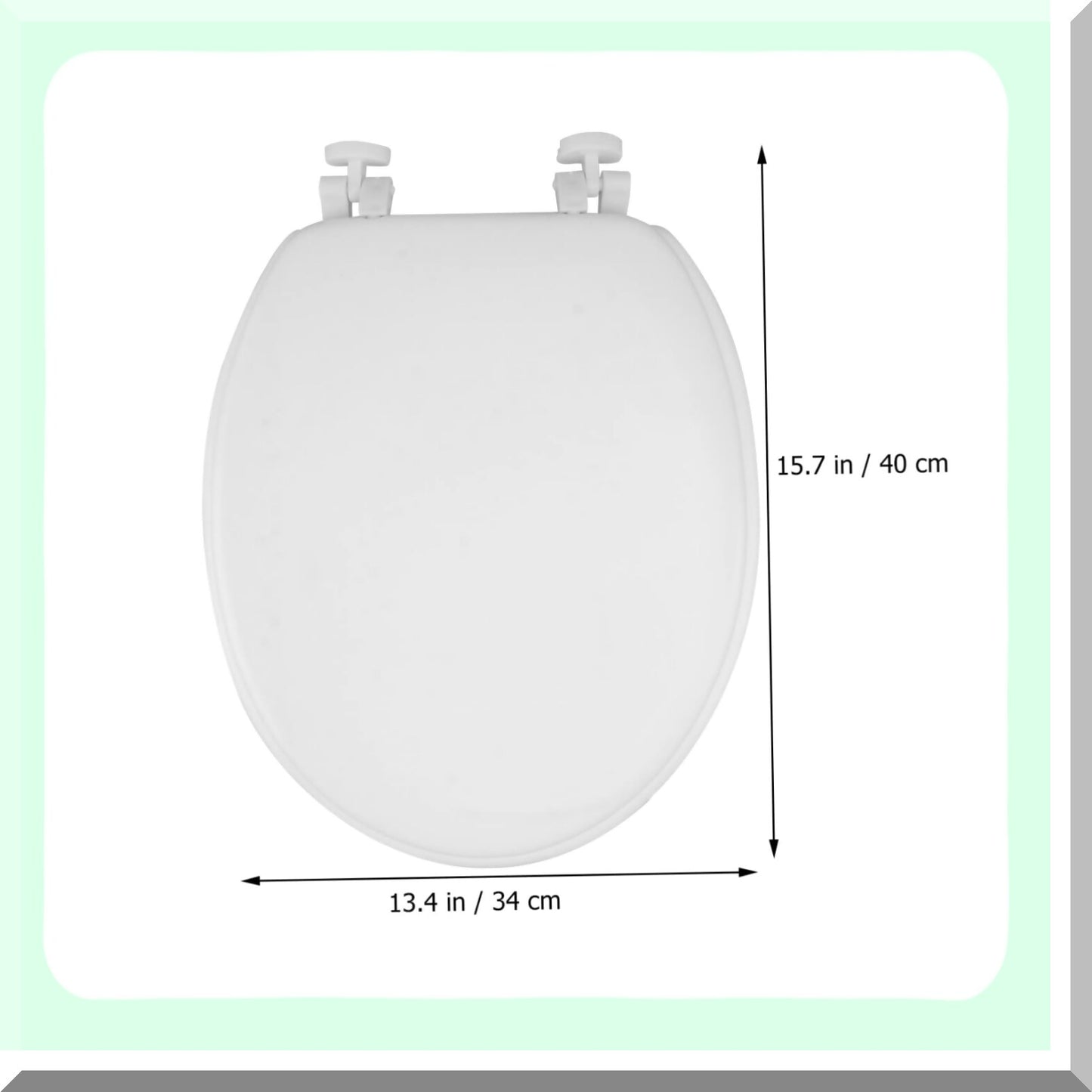 Tet Seat Lid White for Elongated Tets 1pc