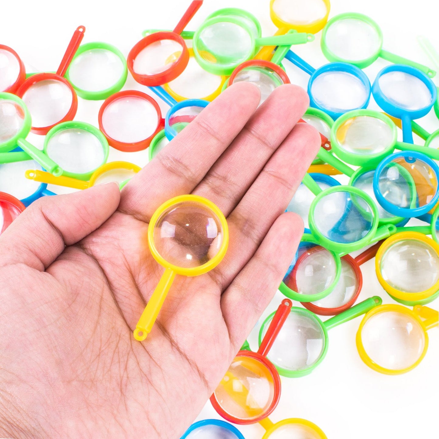 Mini 2" Magnifying Glasses for Kids Party Favors and Play