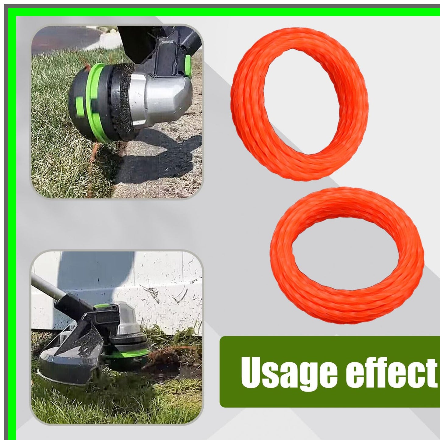5 Pack Pre-Cut Twisted Line 0.095-Inch for EGO 15-Inch Trimmer Attachment