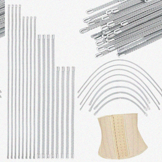 40pcs Spiral Metal Boning Set in 4 Sizes