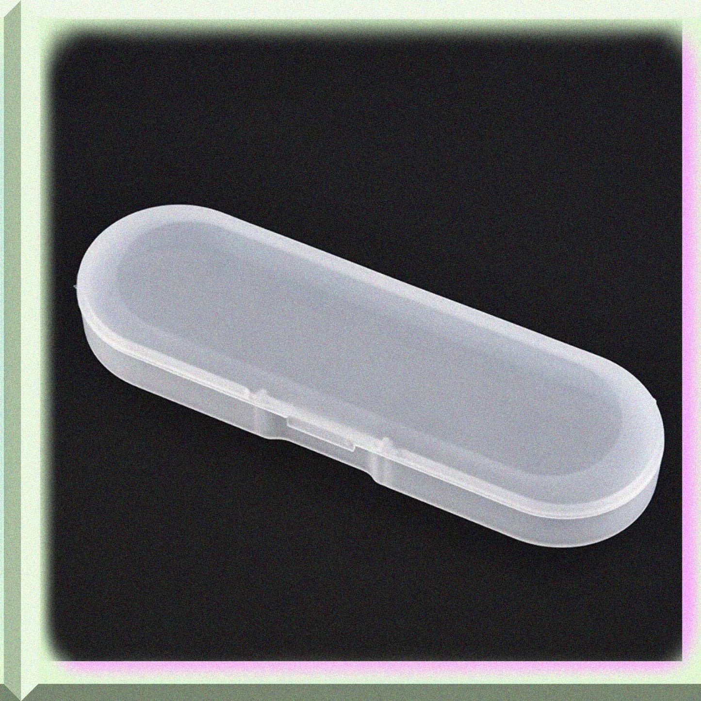 4 Pcs Small Clear Rectangle Storage Boxes