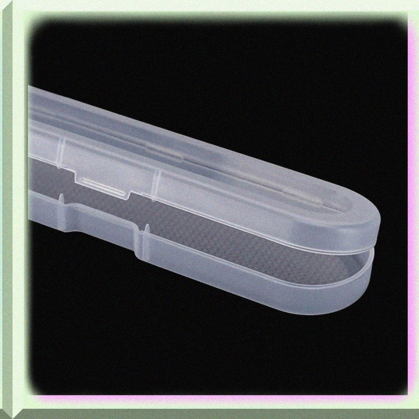 4 Pcs Small Clear Rectangle Storage Boxes