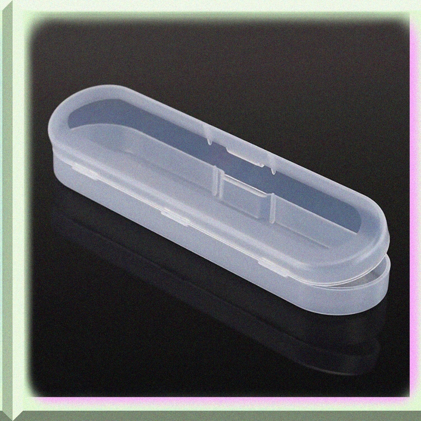 4 Pcs Small Clear Rectangle Storage Boxes